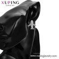 E-724 xuping moda aviones forma diseño color rodio sintético zircon pendientes de mujer semental